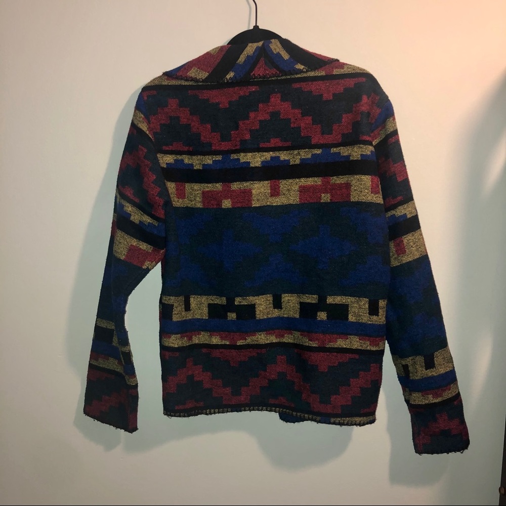 Geometric Fall Cardigan - Picture 2 of 3